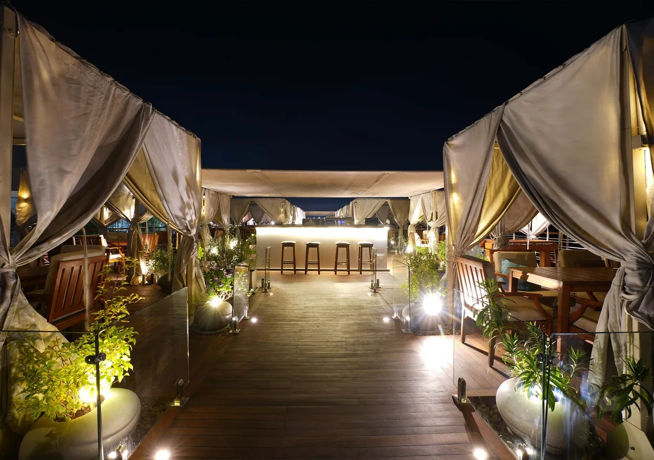 Sun deck of the Farah Nile Cruise Nile cruise